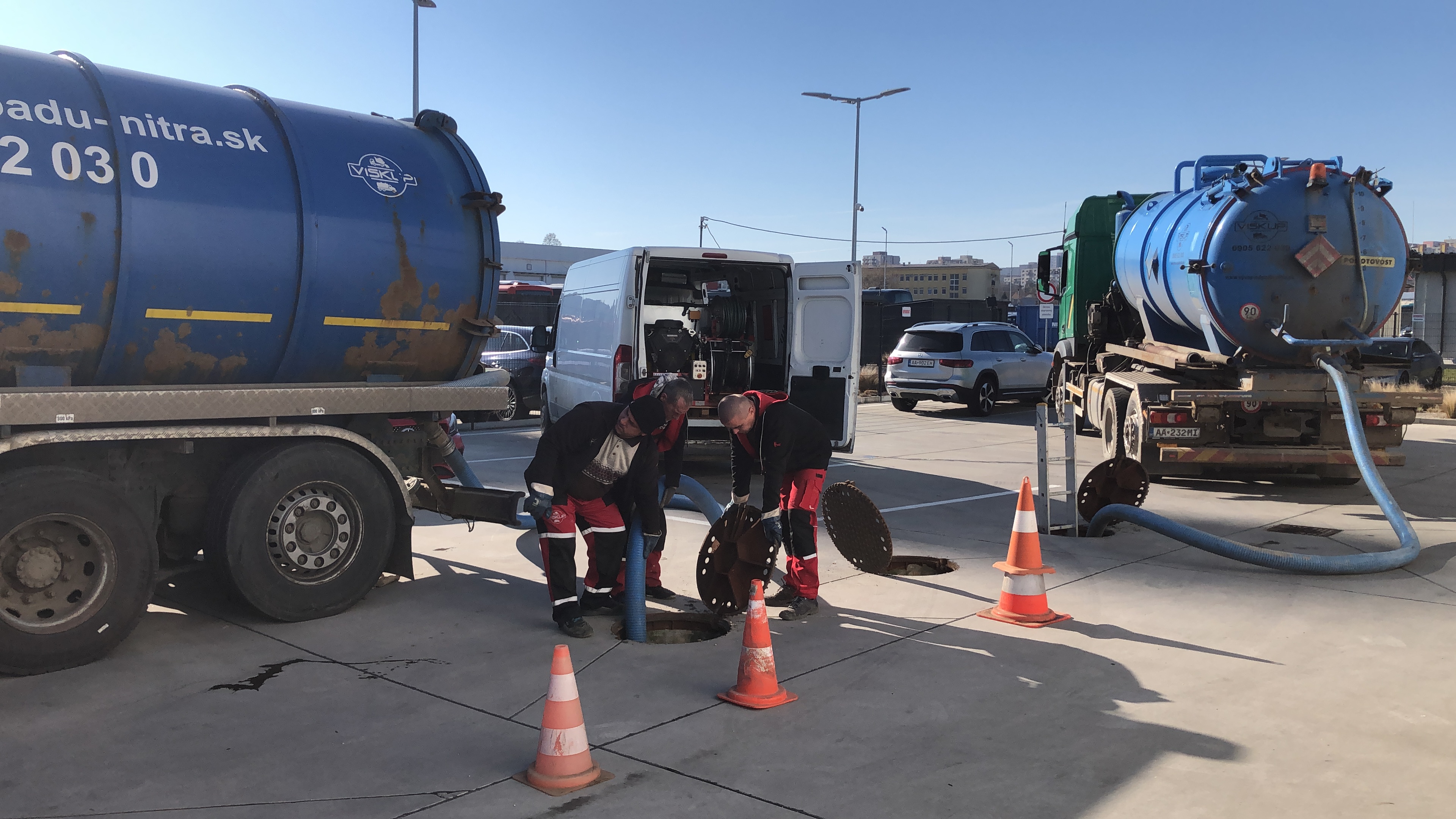 Čistenie lapačov tukov