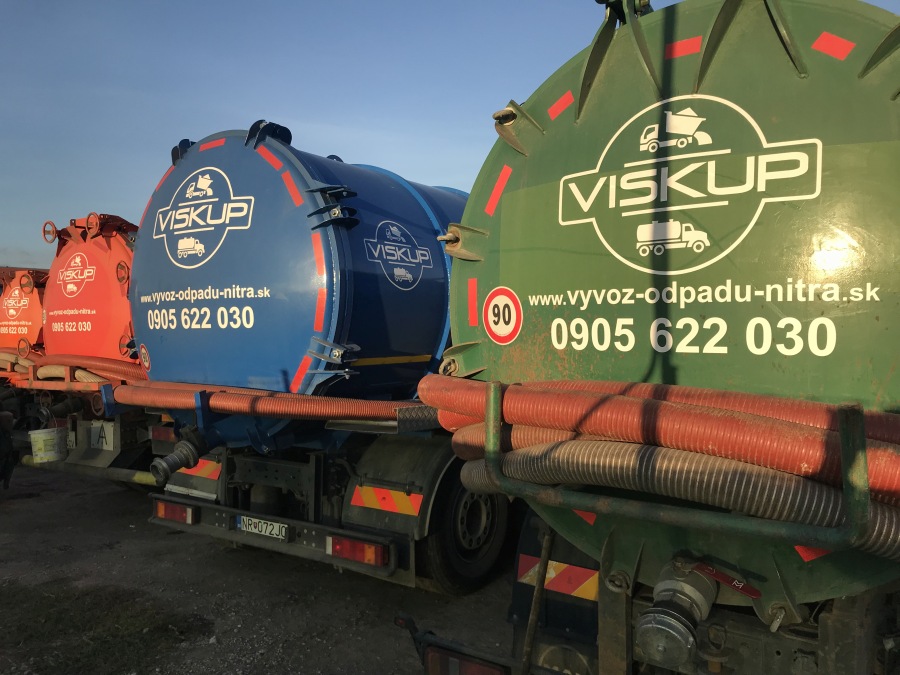 Cisternové vozidlo na tekutý odpad