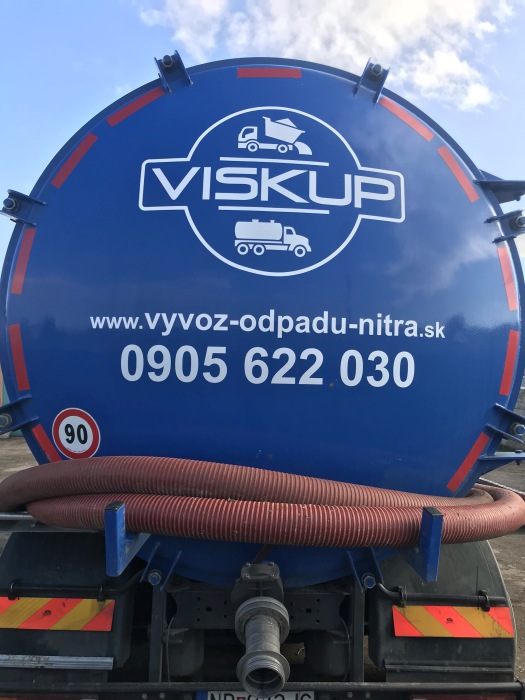 Cisterna na vývoz žumpy a septiku